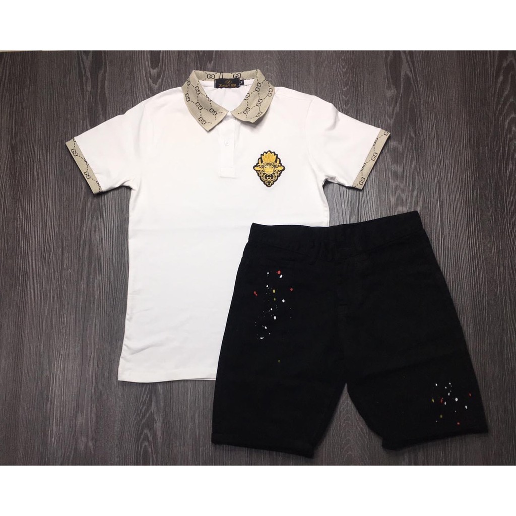 Áo thun nam polo tay ngắn có cổ thêu logo vải cotton co dãn mẫu mới đẹp cao cấp AHFASHION | BigBuy360 - bigbuy360.vn