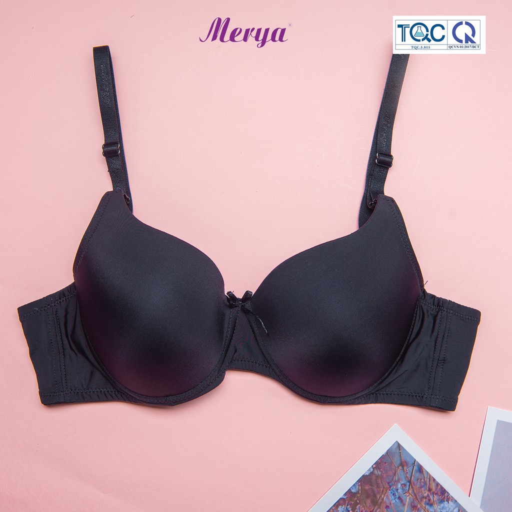 Áo ngực nữ trơn không gọng có đệm mỏng Merya A029 mềm mại êm ái nhiều màu