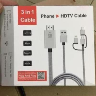 Cáp hdmi xuất hình cho iphone ipad ipod