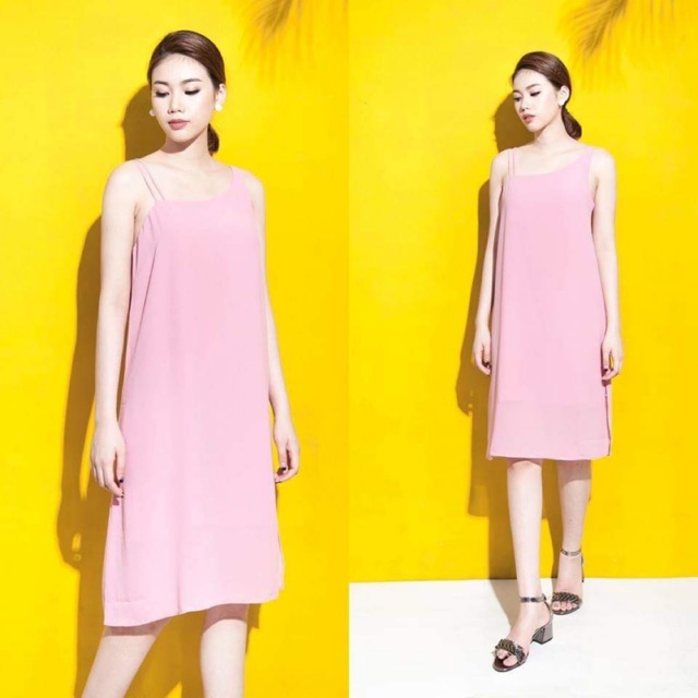 thanh lý váy hông suông pique