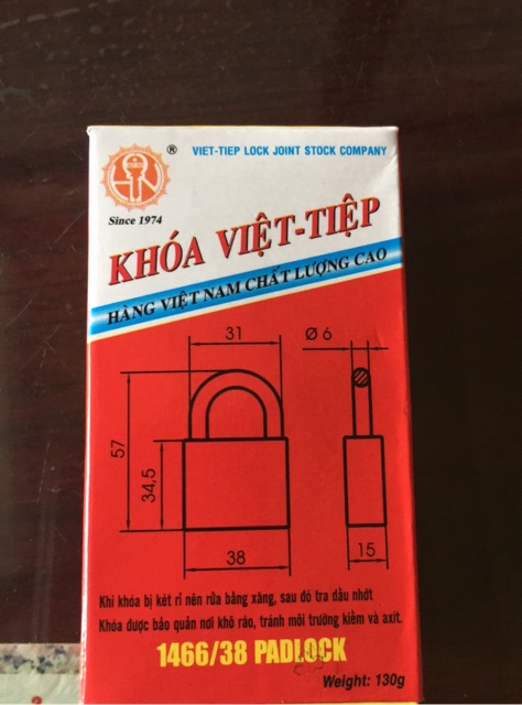 Khoá Treo gang Việt Tiệp