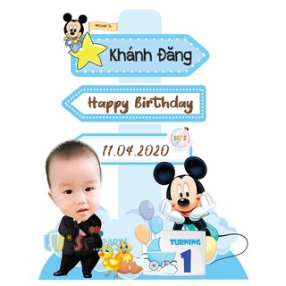 Cây welcome để bàn_Trang trí sinh nhật bé