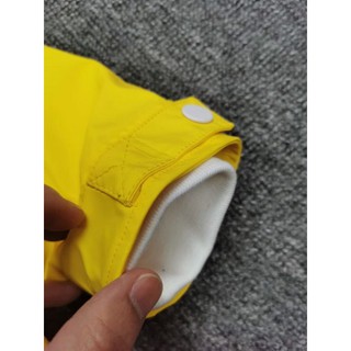 Áo khoác vịt vàng chất đi mưa