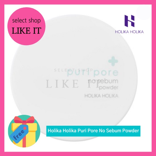 Holika Holika Pure Pore No Sebum Powder 7g / Shipping from Korea Free Gift