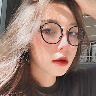 Kính Mắt Bầu Gọng Mỏng Kim Loại Dễ Thương