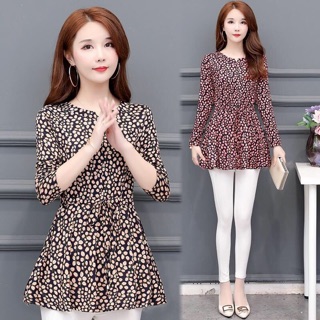 Áo thun nữ dành cho người béo họa tiết tôn da NP552