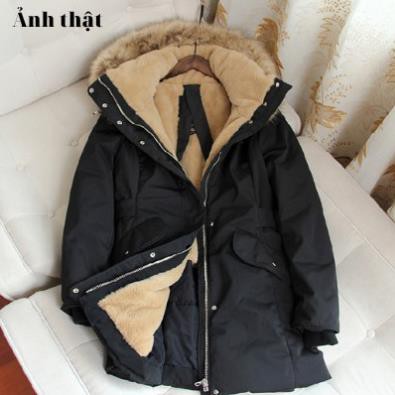 (Hàng Loại 1) Áo Khoác Parka Nữ Lót Lông Siêu Ấm, Siêu Nhẹ Hàng Quảng Châu Cao Cấp - AK396