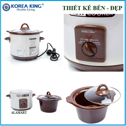 Nồi tiềm Korea King 1.5L KRC-15R