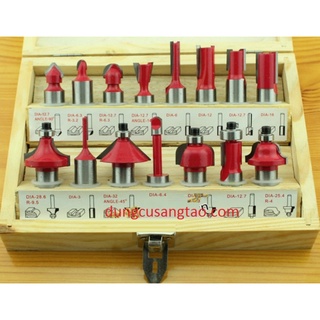 Mũi phay gỗ - router trục 6.35mm