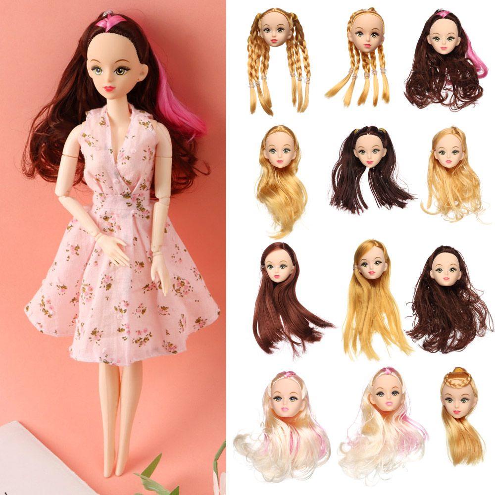 BEBETTERM Đầu Búp Bê 3D Tỉ Lệ 1 / 6 Nhiều Màu Sắc Dễ Thương Xinh Xắn