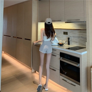 Quần Short Jeans Lưng Cao Thời Trang Cho Nữ