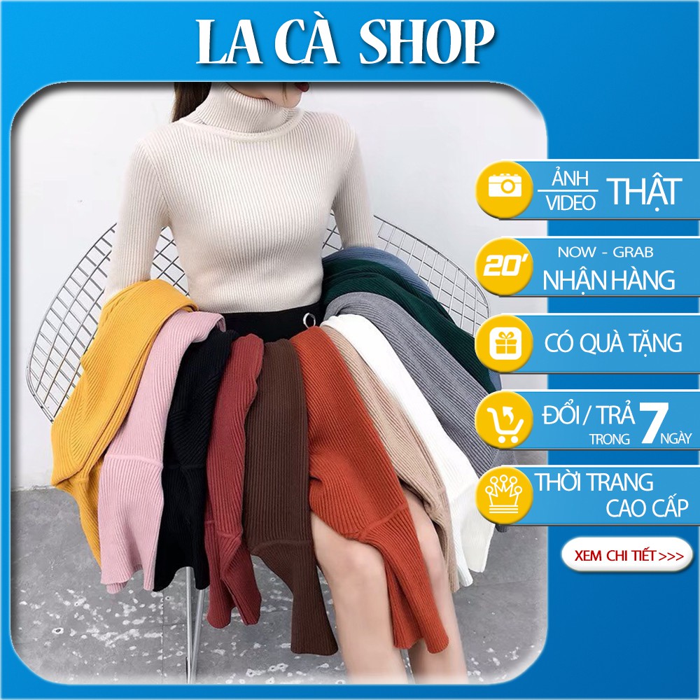 Áo len gân CỔ LỌ hàng đẹp, chụp ảnh thật cận chất | WebRaoVat - webraovat.net.vn