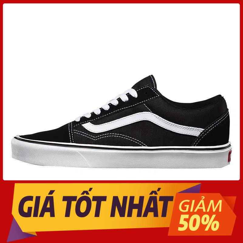 11.11 GIÀY 𝐕𝐀𝐍𝐒 VAULT OLD SKOOL MÀU ĐEN Giày thể thao nam nữ 2021 [ Full box bill ]