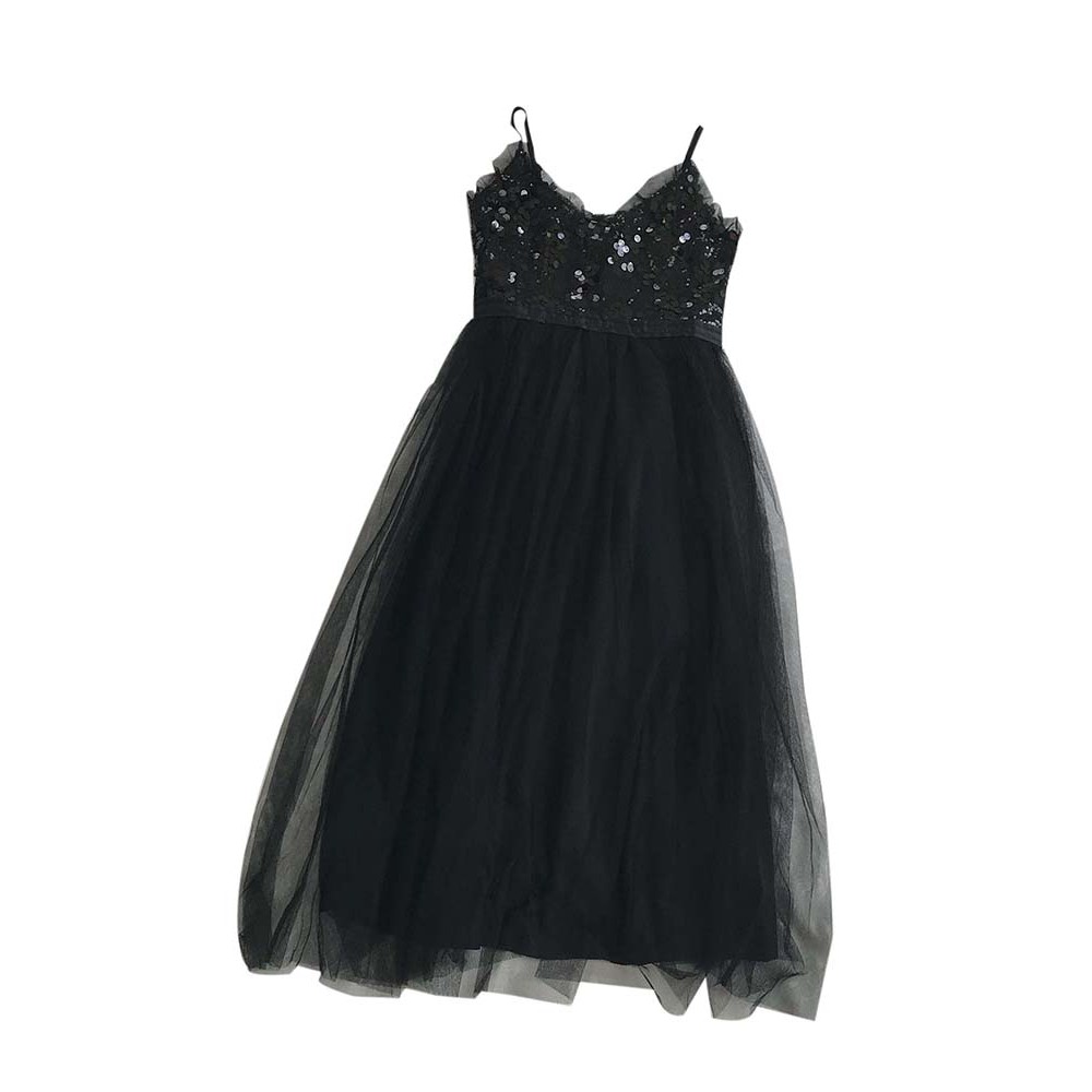 🌸Hàng Có Sẵn🌸Hàng Quảng Châu 🌸Váy 2 Dây Đen🌸 Công Chúa 🌸Lấp Lánh Sang Trọng