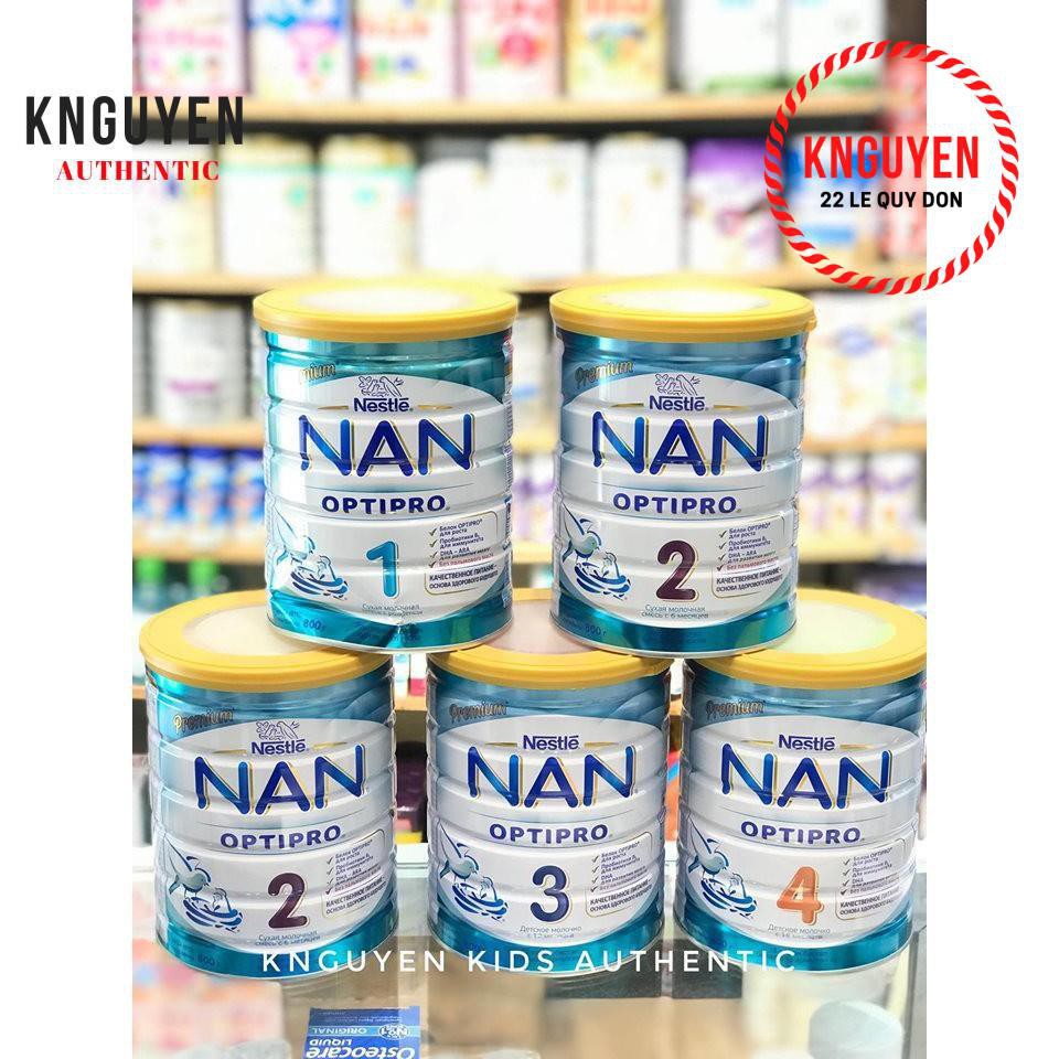 [Hàng Air] [Hàng Air] [HÀ NỘI] (Sỉ_ Lẻ) [Date mới] Sữa Nan Nga Xách Tay Đủ Bill 800g Các Số 1, 2, 3, 4 [Hàng có sẵn]