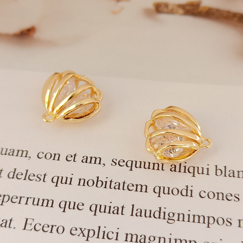 Mặt Dây Chuyền Hình Vỏ Sò Rỗng 14K