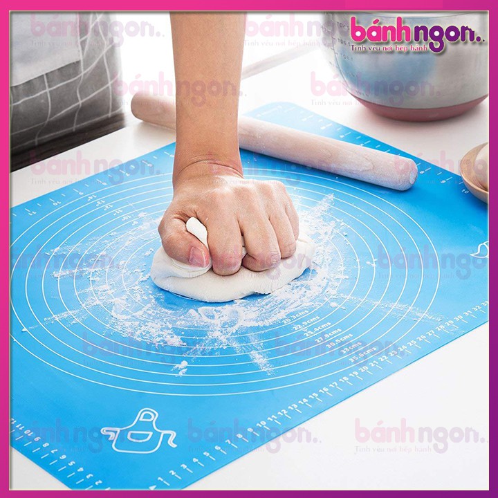 Tấm lót nhào bột silicone/thảm nhào bột chống dính 50x40cm