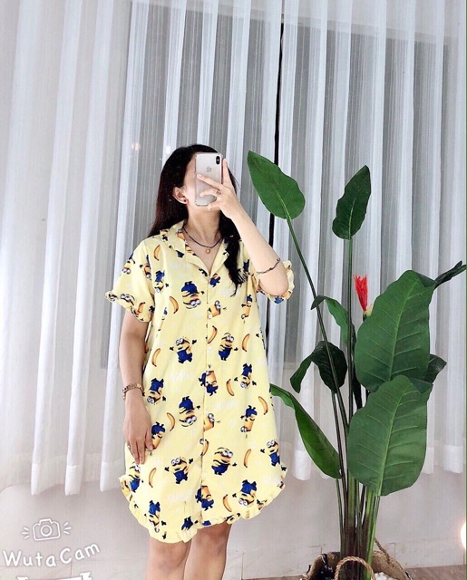 Đầm pijama kate