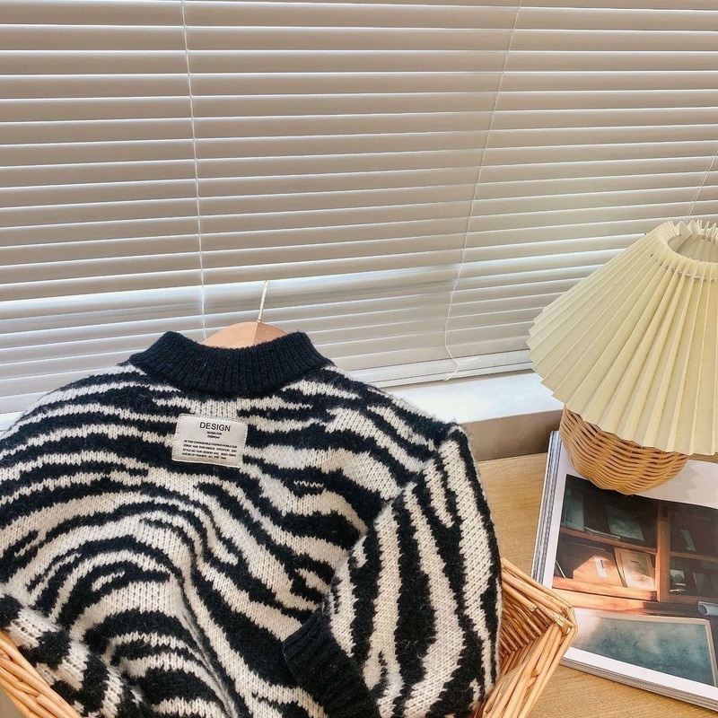 Áo sweater Cổ Tròn Thời Trang Mùa Đông Mới Cho Bé Trai Và Bé Gái