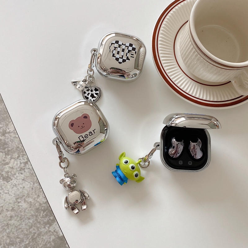 Vỏ Bảo Vệ Hộp Sạc Tai Nghe Samsung Galaxy Buds Live/Buds Pro/ Buds2 Mạ Điện Chống Sốc Chất Lượng Cao