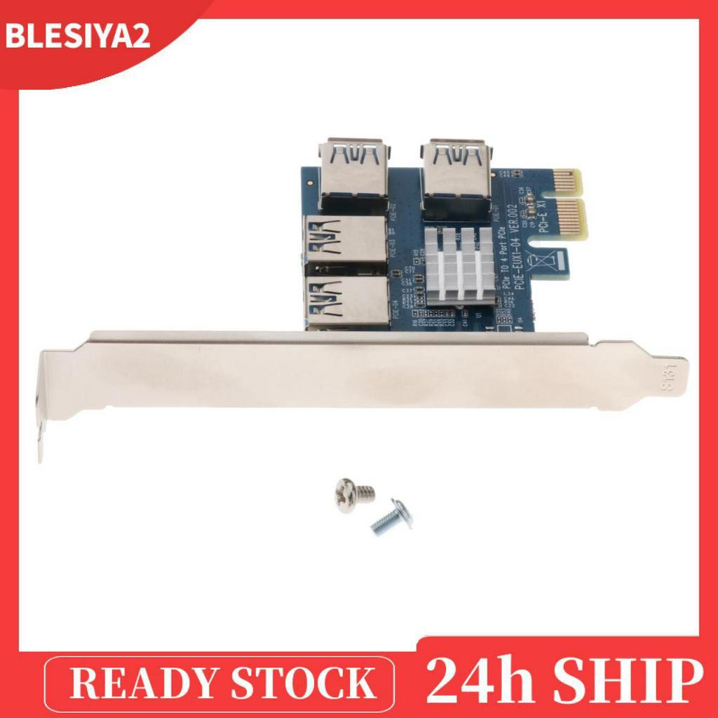 Card Chuyển Đổi PCI-E 1 Sang 4 USB 3.0 PCIE Express 16X Kèm Phụ Kiện