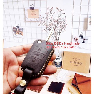 Bao Da Chìa Khoá cơ Kia Morning, Caren, Forte, Sorento, Rio kèm móc khóa, khắc tên miễn phí