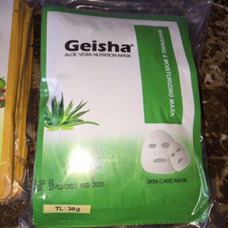 Mặt nạ Geisha đủ loại