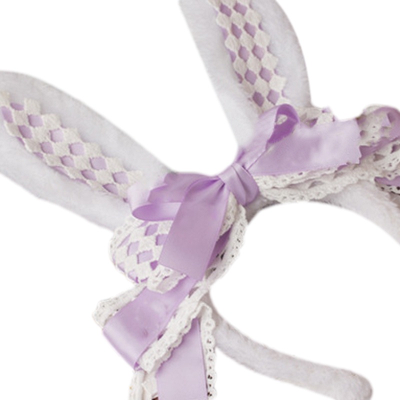 Băng Đô Tai Thỏ Bằng Lông Nhung Dễ Thương Xinh Xắn Cho Nữ