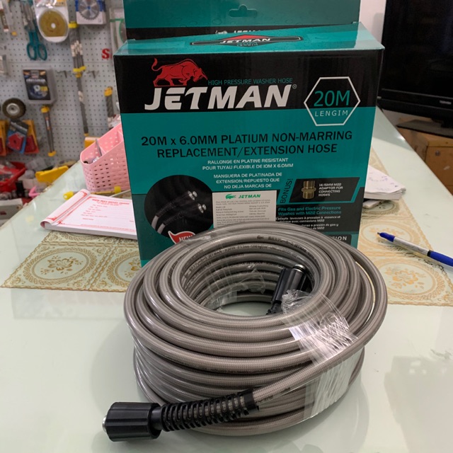 Dây xịt rửa phun áp lực cao 20m va 15m JETMAN