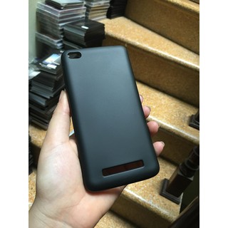 Ốp lưng dẻo đen cho Xiaomi Redmi 4A Tặng kèm kính cường lực