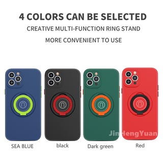Ốp điện thoại silicon TPU dẻo có giá đỡ dạng vòng thích hợp cho IPhone 11 12 13 Pro MAX 6 6S 7 8 Plus X XS MAX XR
