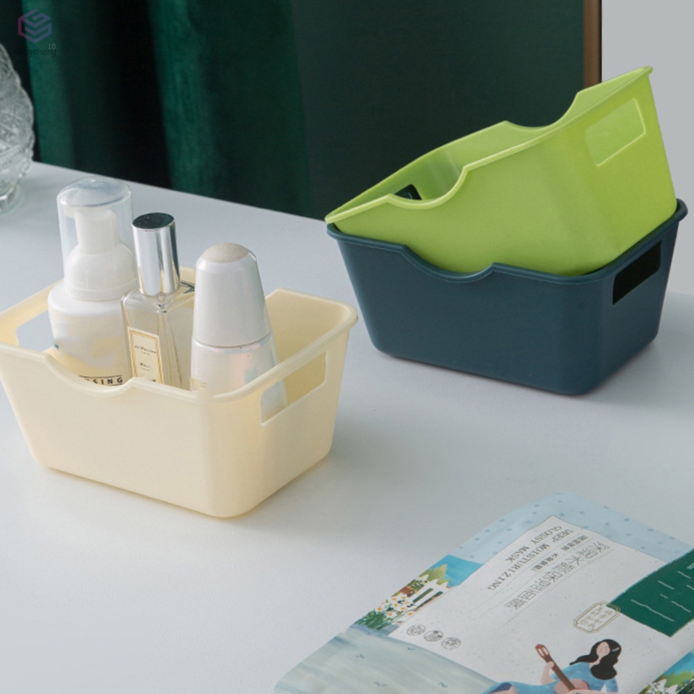 Giỏ Đựng Đồ Để Bàn Bằng Nhựa Gọn Nhẹ &amp; Gọn Nhẹ Cho Nhà Ở / Văn Phòng /