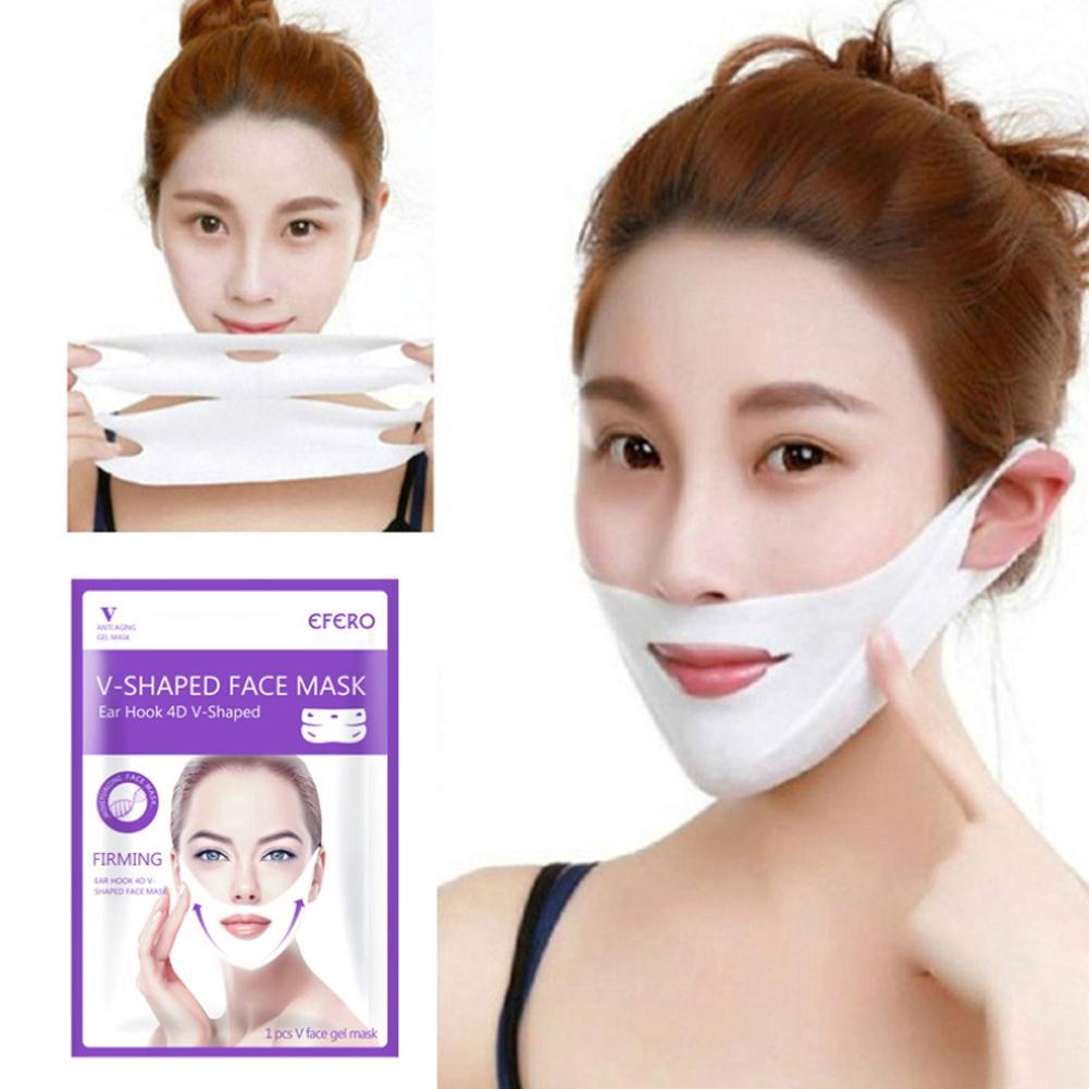 4D V-Shape Thin Face Mask Slimming Lifting Firming Fat Burn Double Chin V-line