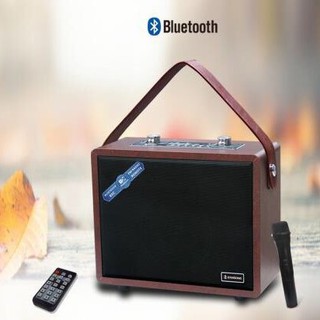 LOA KARAOKE BLUETOOTH THỜI TRANG S88 TẶNG KÈM MỘT MICRO HÁT KHÔNG DÂY
