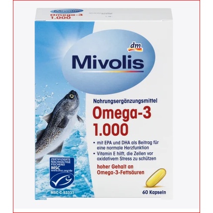 Mivolis Omega3 1000 hộp 60 viên của Đức
