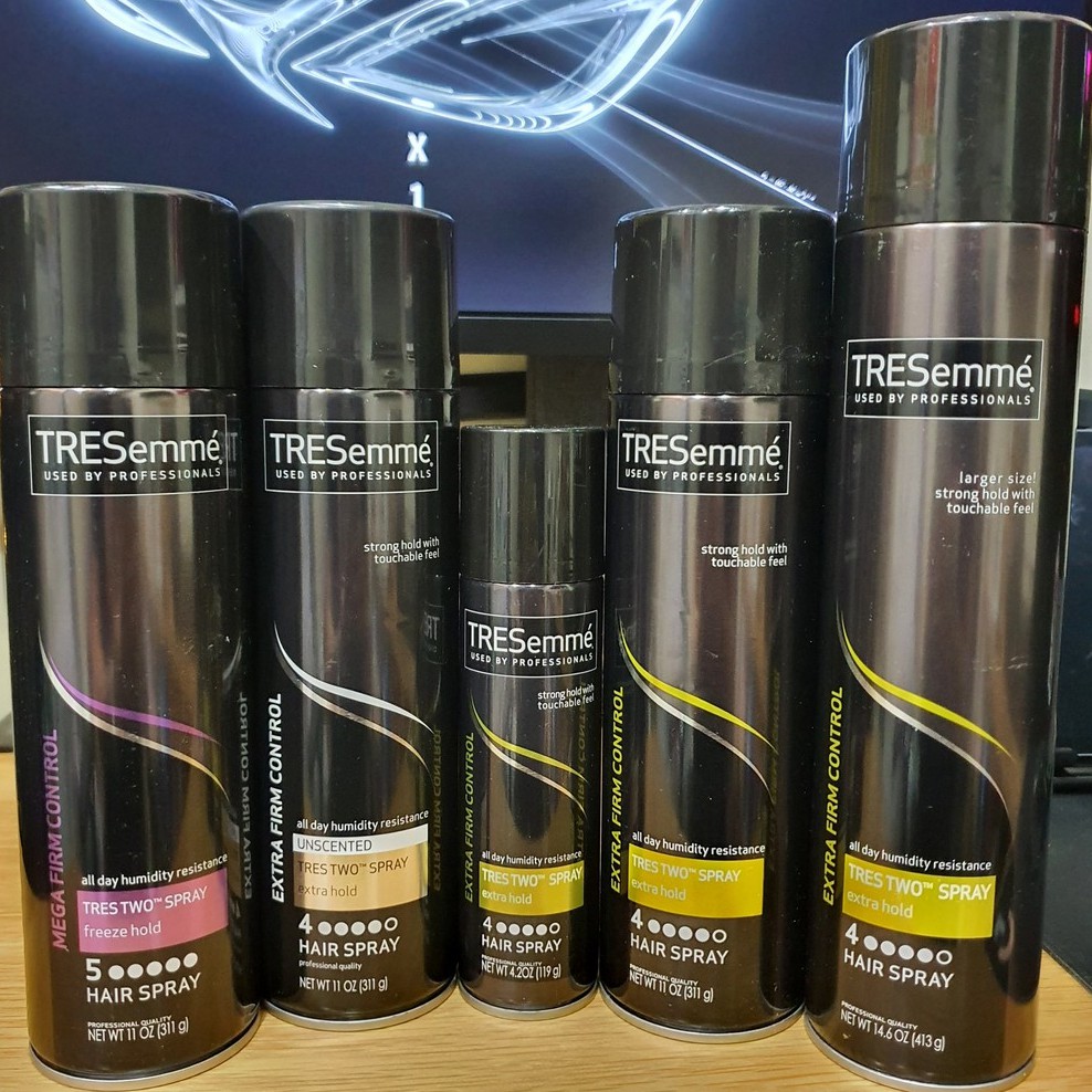 Keo xịt giữ nếp tóc Tresemme TRES Two Extra Hold