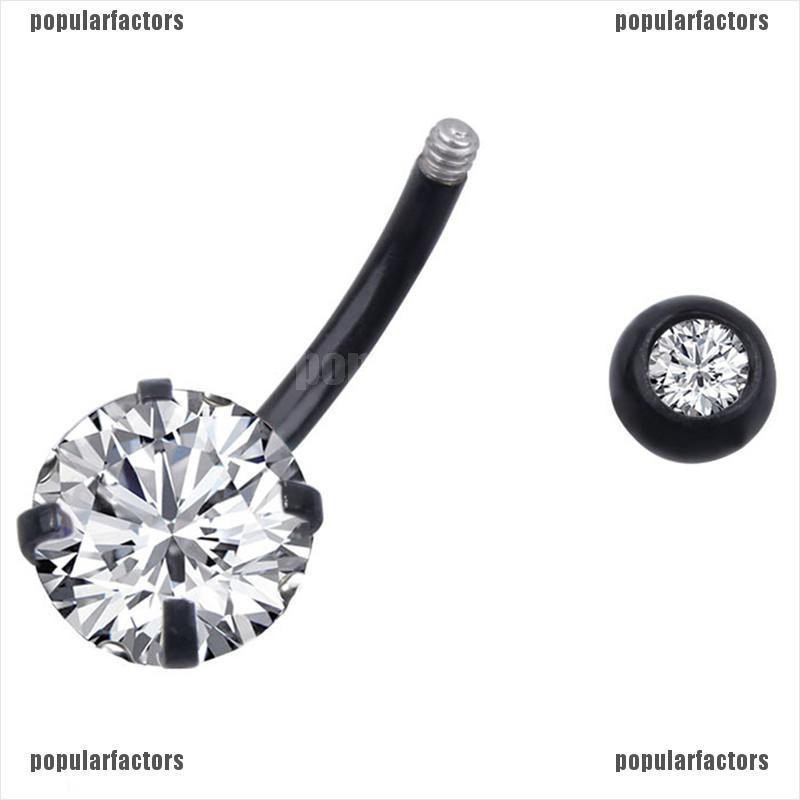 Khuyên Rốn Đính Đá Pha Lê Dễ Thương