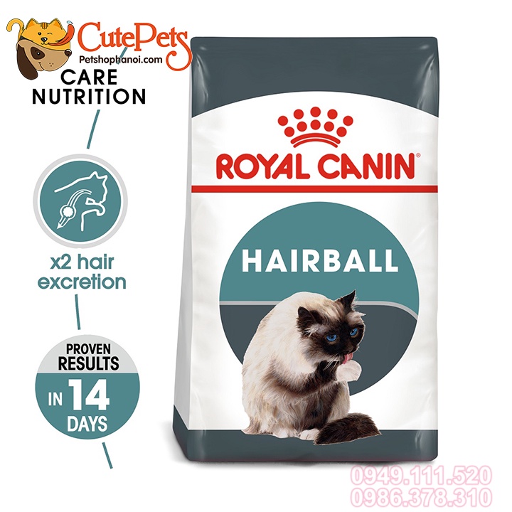 Hạt tiêu lông ROYAL CANIN INTENSE HAIR BALL 400g Thức ăn tiêu búi lông cho mèo - CutePets