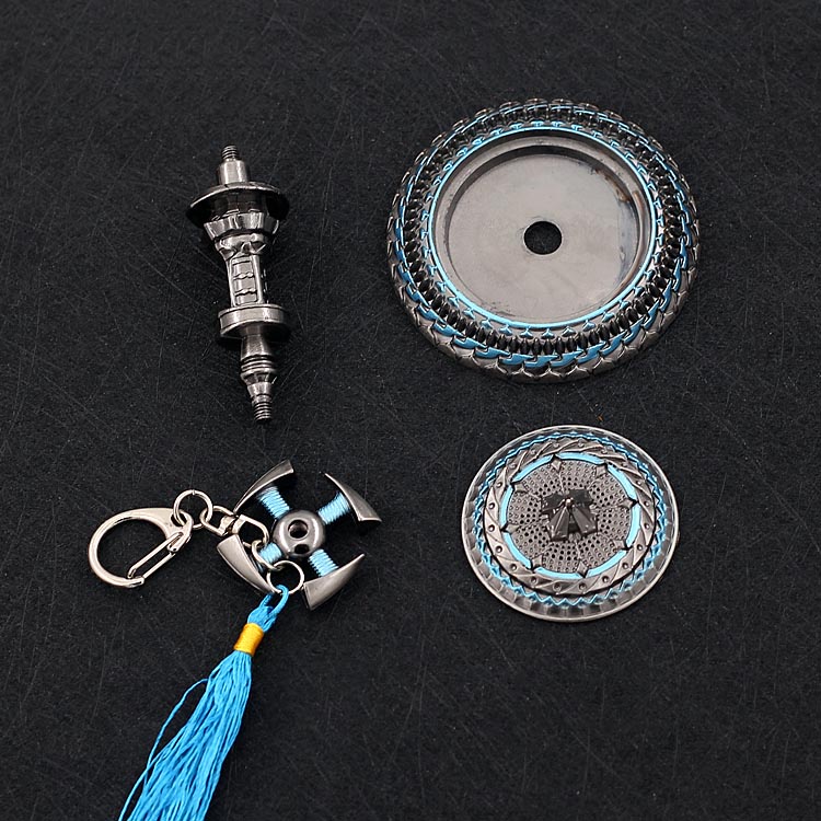 [ Tặng đế ][ 7cm ] Móc khóa hợp kim Bạo Vũ lê hoa châm - ĐLĐL - Baystore