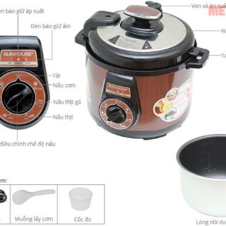 Nồi áp suất điện SH 1552