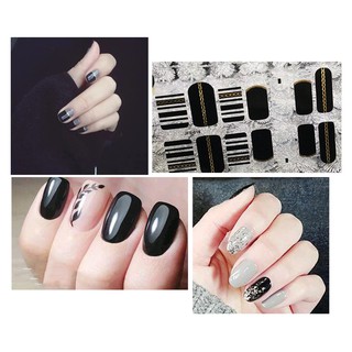 Miếng dán móng tay Silicon - Nail Wraps (14 miếng dán khô)