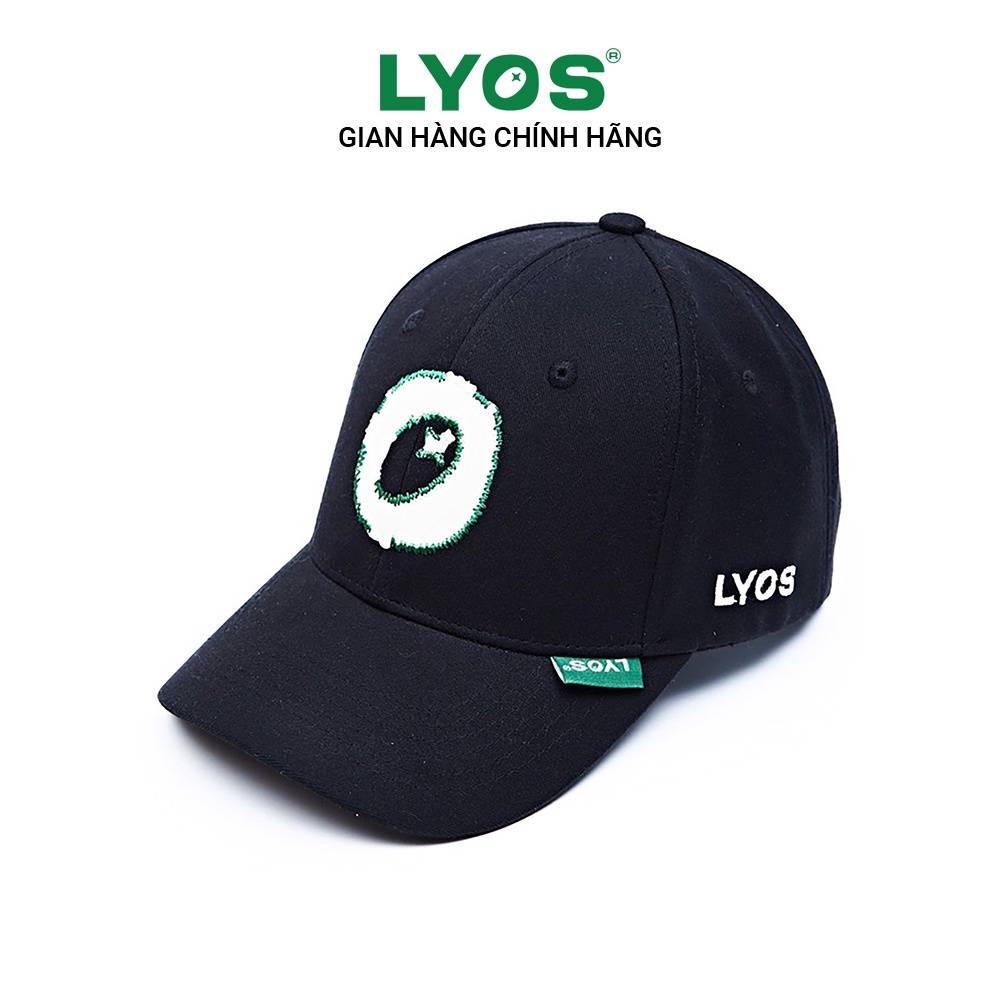 Nón Lưỡi Trai LYOS Ripped Logo Đen/ Trắng/ Xanh lá