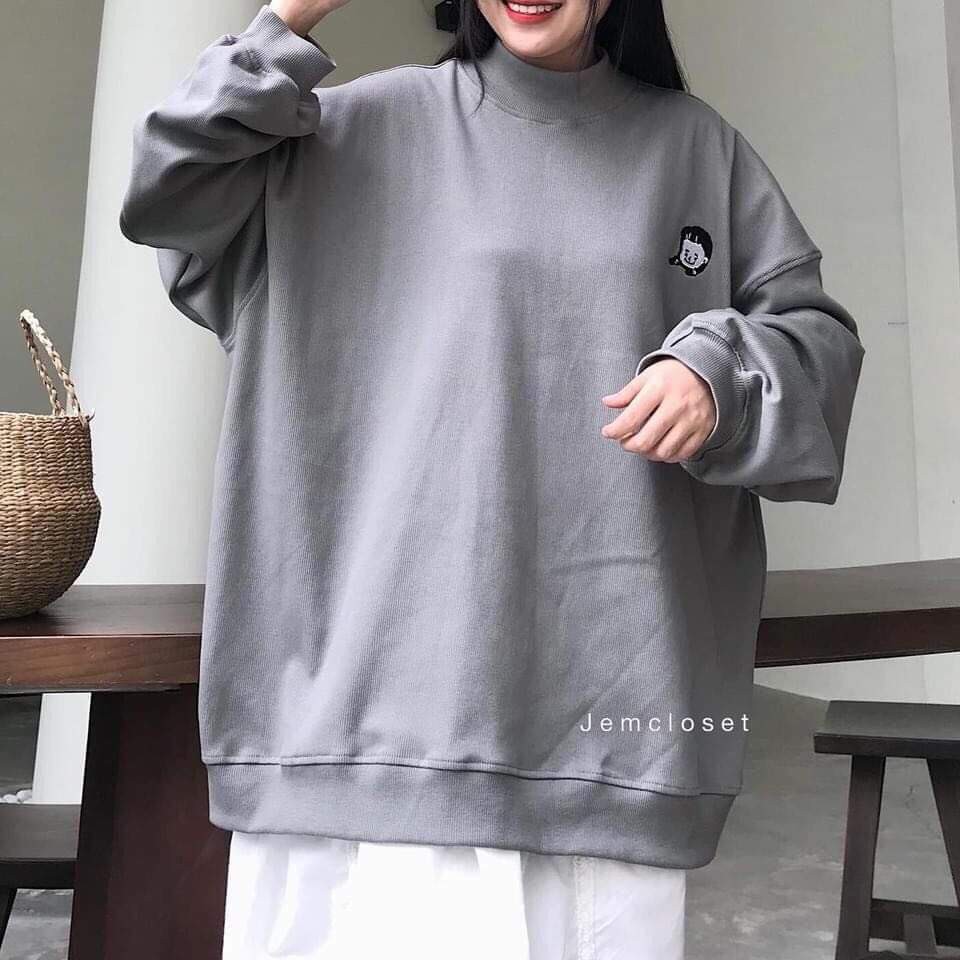 Áo Sweater Cổ Lọ NANASS