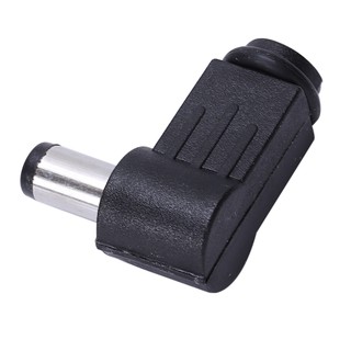 DC Socket Jack Connector Male Right Angle Plug 2.1mm 5pcs