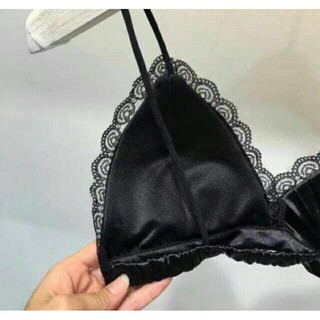 Bra Phi Lụa Bóng Viền Ren Điệu Đà Sexy 265