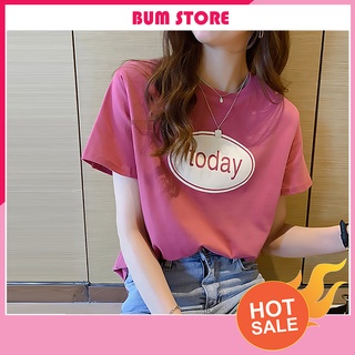 Áo thun nữ form rộng chất dày dặn y hình xả giá sale