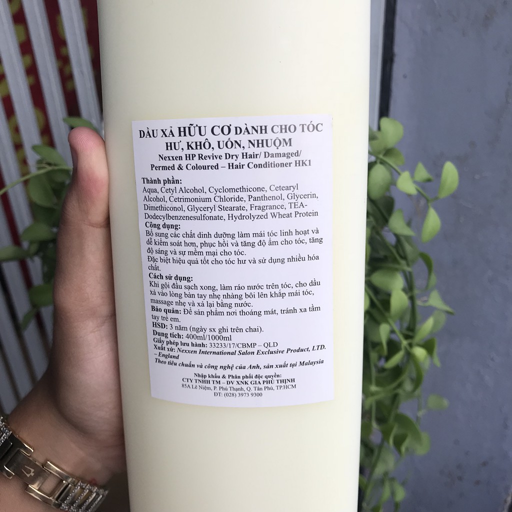 Dầu xả mềm mượt phục hồi tóc hư tổn khô xơ Repair Conditioner Nexxen 1000ml