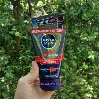 [MẪU MỚI] Sữa Rửa Mặt NIVEA MEN Kiểm Soát Nhờn & Ngừa Mụn 100g