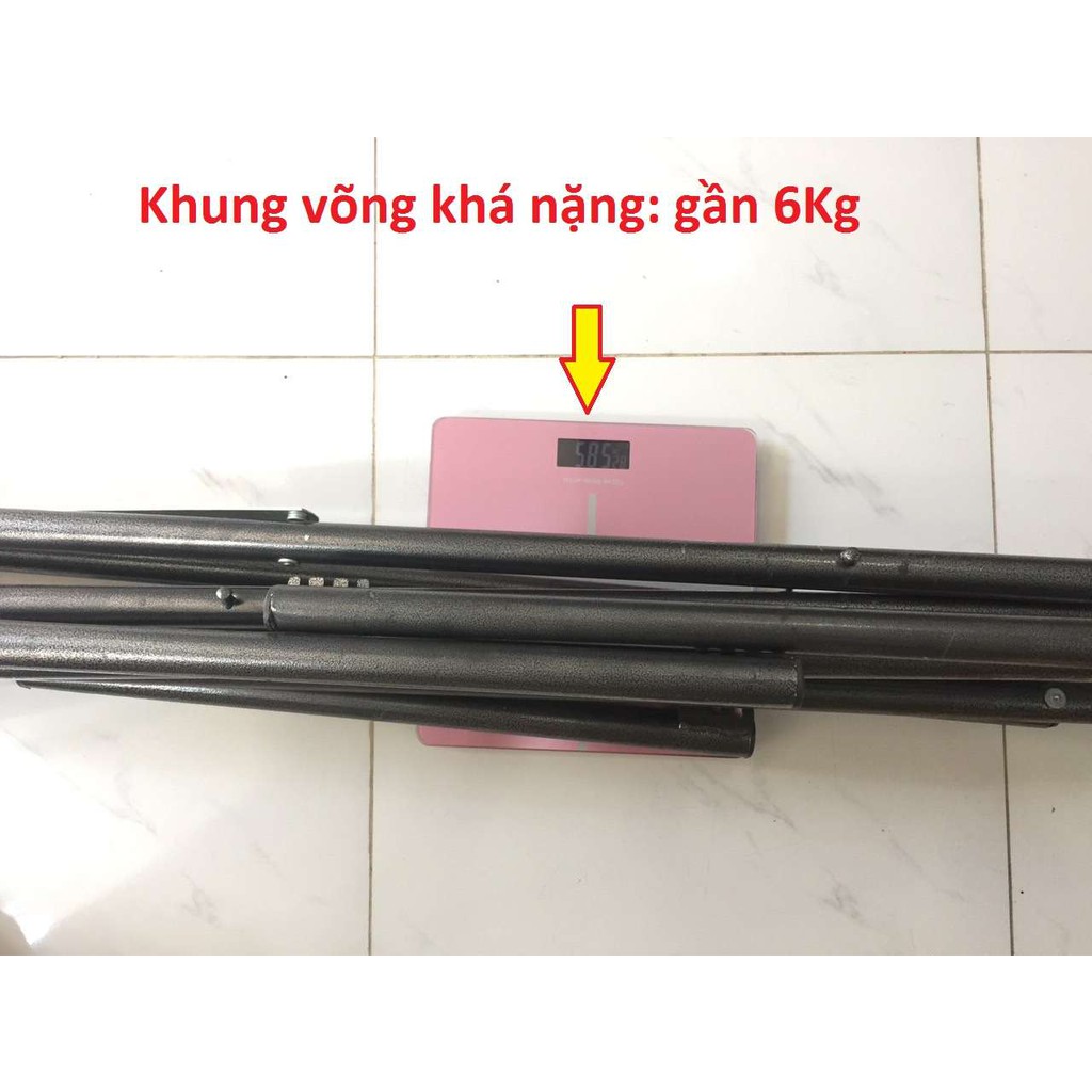 Bộ Khung võng thép sơn tĩnh điện, lưới võng tốt loại 1, sản xuất tại xưởng gia đình, giá sỉ, #võngxếprẻnhất,#võngxếprẻ | BigBuy360 - bigbuy360.vn