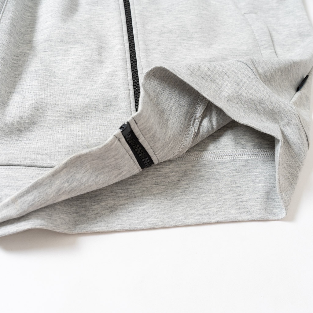 Áo Khoác Ko Nón KENTA Nam Xám Trắng AKN0203